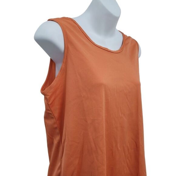 2/$20 Tradition Orange Tank Top Size: M Made In Canada - Picture 3 of 7